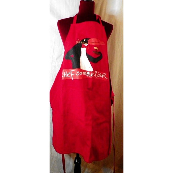Alma‎ Mater Chef Sommelier kitchen Apron with Tags - Picture 1 of 7